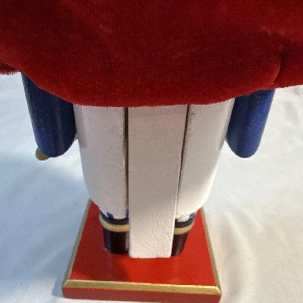 World Market 2013 Wooden Christmas Nutcracker Soldier Musketeer Sword Cape 7